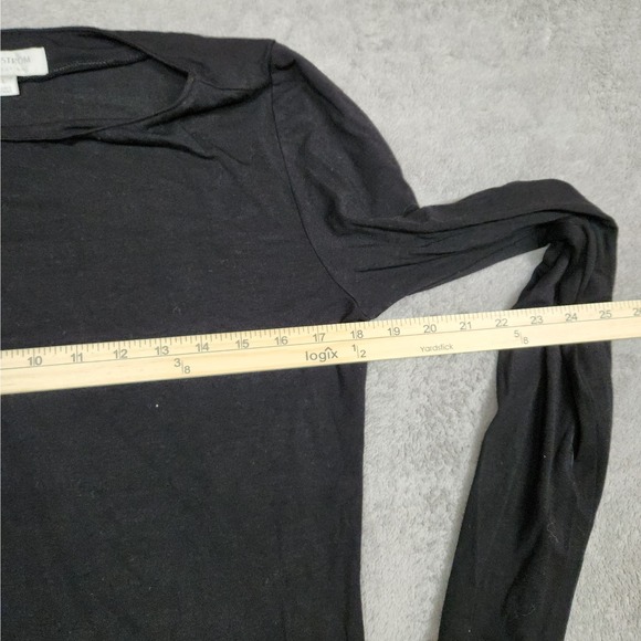 Nordstrom‎ Collection Long Sleeve Womens Size Large Black - Picture 4 of 5